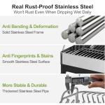 Large Stainless Steel Two-Tier Dish Drying Rack