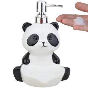 Cute Panda Soap Dispenser and Tray Set