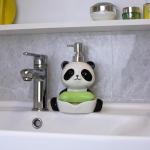 Cute Panda Soap Dispenser and Tray Set