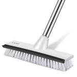Adjustable Floor Scrub Brush with Stiff Bristles
