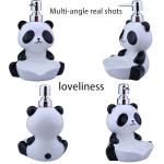 Cute Panda Soap Dispenser and Tray Set