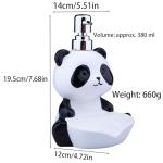 Cute Panda Soap Dispenser and Tray Set