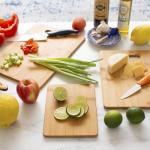 Bamboo Cutting Board Set – 3 Reversible Boards