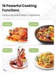 COMFEE’ 16-in-1 Instant Electric Pressure Cooker