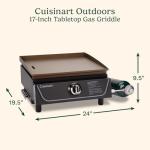 Cuisinart 17" Outdoor Gas Griddle for BBQs