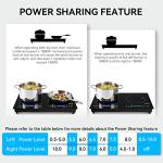 Duxtop 1800W Double Induction Cooktop with Touch Control
