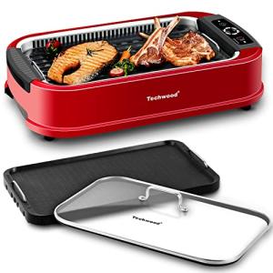 Techwood 1500W Smokeless Electric Indoor Grill