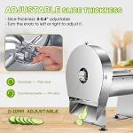 NEWTRY Electric Vegetable and Fruit Slicer Machine