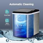 EUHOMY Portable Nugget Ice Maker for Home & Parties