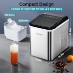 EUHOMY Portable Nugget Ice Maker for Home & Parties