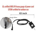Electric Smoker Heating Element with Adjustable Thermostat