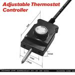 Electric Smoker Heating Element with Adjustable Thermostat