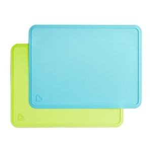 Munchkin Silicone Placemats for Kids, 2 Pack