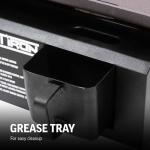 Char-Griller Portable Propane Flat-Top Griddle, Black