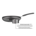 Amazon Basics Gray 12-Piece Non-Stick Cookware Set