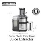 Hamilton Beach Centrifugal Juicer with 3.5” Chute