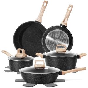 SODAY 12-Piece Nonstick Cookware Set