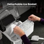 Kismile Portable Countertop Nugget Ice Maker