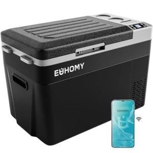 EUHOMY 12V Electric Cooler Fridge for Travel