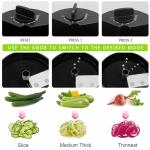 SUREWIN 3-in-1 Vegetable Spiralizer and Slicer