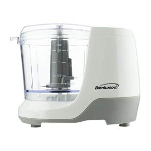 Brentwood 1.5 Cup Mini Food Chopper, White