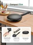Nonstick Electric Crepe Maker with Temperature Control