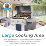 Kenmore 3-Burner Propane BBQ Grill with Cover
