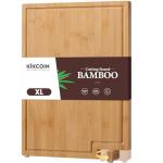 Extra Large Bamboo Cutting Board with Kickstand