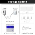 Ougourim Refrigerator Lock - Child Safety Combo Lock