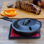 Lodge 6.5" Cast Iron Smoker Pan