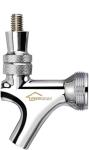 Ferroday Polished Brass Beer Faucet for Kegerator