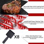 CUSIMAX 2-in-1 Electric Raclette Grill & Crepe Maker