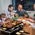 CUSIMAX 2-in-1 Electric Raclette Grill & Crepe Maker