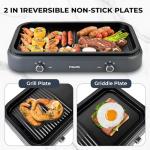 Pukomc 1500W Non-Stick Electric Indoor Grill
