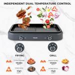Pukomc 1500W Non-Stick Electric Indoor Grill