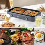 Pukomc 1500W Non-Stick Electric Indoor Grill