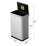 EKO Deluxe 50L Touchless Motion Sensor Trash Can