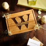 Custom Engraved Cutting Board with Monogram