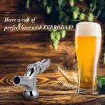 Ferroday Polished Brass Beer Faucet for Kegerator