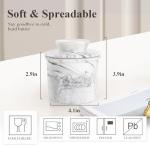 Marble Ceramic Butter Keeper with Water Lid