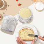Marble Ceramic Butter Keeper with Water Lid