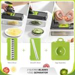 14-in-1 Heavy-Duty Vegetable Chopper with Sharp Blades