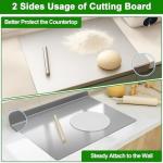 Large Stainless Steel Cutting Board with Lid