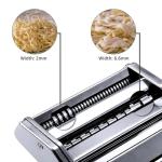 MZTOGR 2-in-1 Pasta Maker with Adjustable Thickness