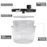 Cambom 3Qt Salad Spinner for Greens and Veggies