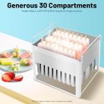 30 Pack Stainless Steel Popsicle Molds Set