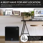 Whynter 1.1 Cu Ft Mini Freezer with Lock