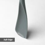 Durable Matte Black Silicone Spatula Spoon Set