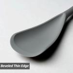Durable Matte Black Silicone Spatula Spoon Set