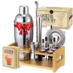 12-Piece Stainless Steel Cocktail Shaker Kit